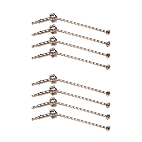 Remingtape 8 Stück Metall Antriebs Welle für 144001 1/14 4WD RC Auto Fahrzeug Modelle Teile 144001-1315 Vorderrad Antriebs Welle von Remingtape
