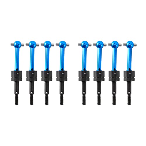 Remingtape 8 Stück Metall Universalantriebswelle CVD 53792 fürTamiya TT-01 TT01 TT-02 TT02 TA04 1/10 RC Auto Upgrade Teile von Remingtape