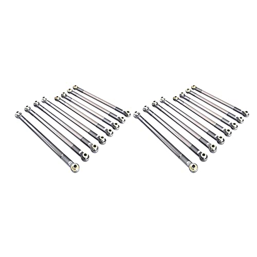 Remingtape für MN86S MN86 MN86KS MN86K MN G500 Upgrade Teile 16 Stück Metall Ziehen Stangen Verbindung Stangen VerknüPfung 1/12 RC, Remingtape für MN86S MN86 MN86KS MN86K MN G500 Upgrade Teile 16 Stück Metall Ziehen Stangen Verbindung Stangen VerknüPfung 1/12 RC, von Remingtape