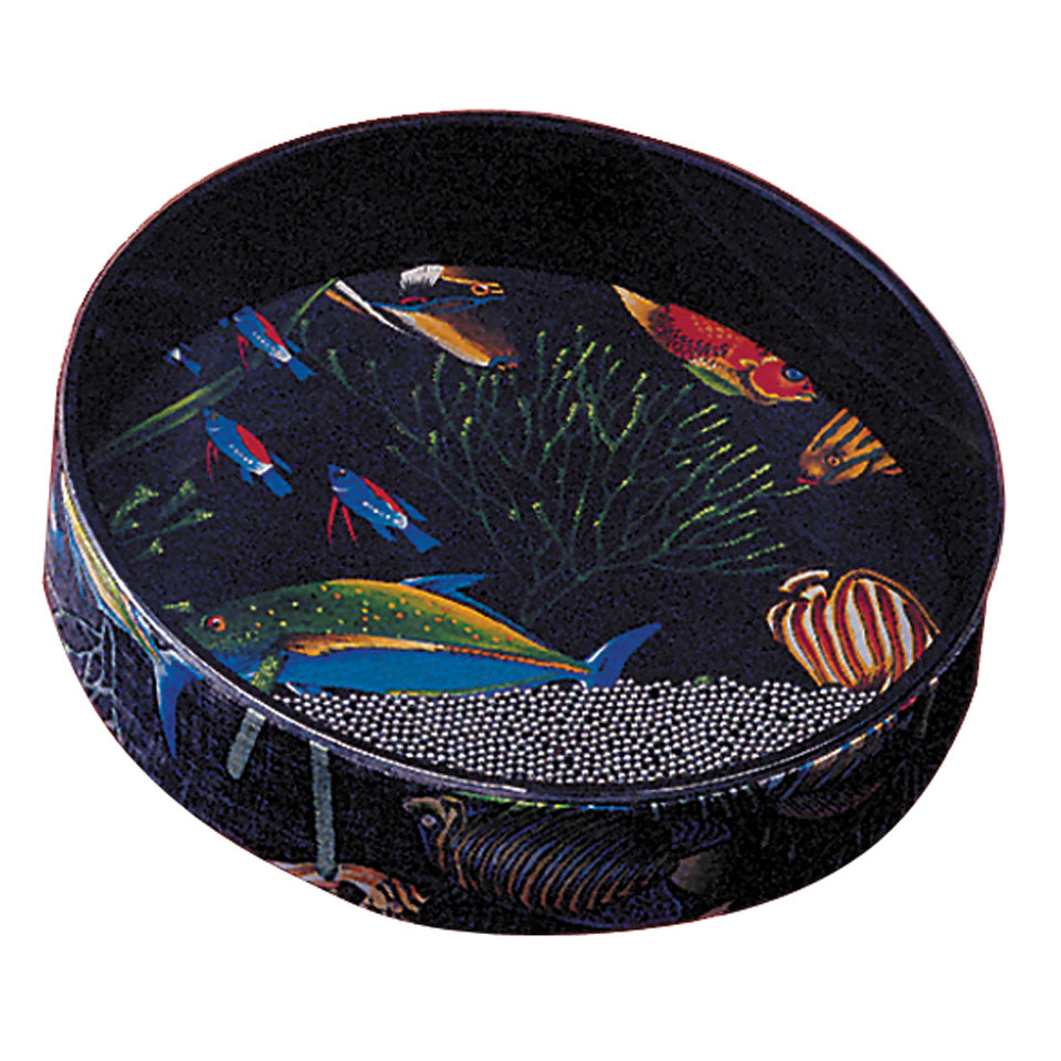 Remo Ocean Drum 12" x 2,5", Fish Graphic Oceandrum von Remo