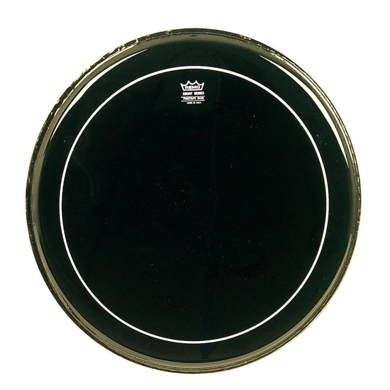 Remo Pinstripe Ebony ES-1618-PS 18" Bass Drum Head Bass-Drum-Fell von Remo