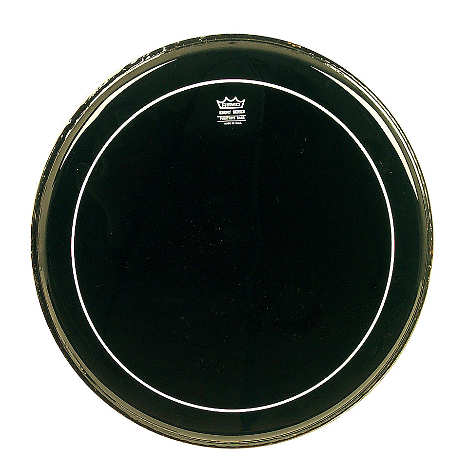 Remo Pinstripe Ebony ES-1628-PS 28" Bass Drum Head Bass-Drum-Fell von Remo