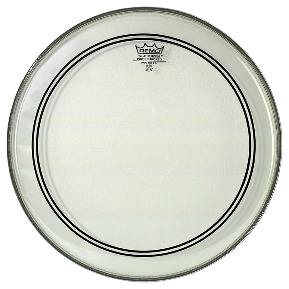 Remo Powerstroke 3 Clear P3-1320-C2 20" Bass Drum Head Bass-Drum-Fell Remo Powerstroke 3 Clear P3-1320-C2 20" Bass Drum Head Bass-Drum-Fell von Remo