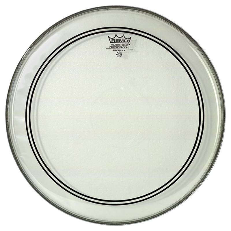 Remo Powerstroke 3 Clear P3-1322-C2 22" Bass Drum Head Bass-Drum-Fell von Remo