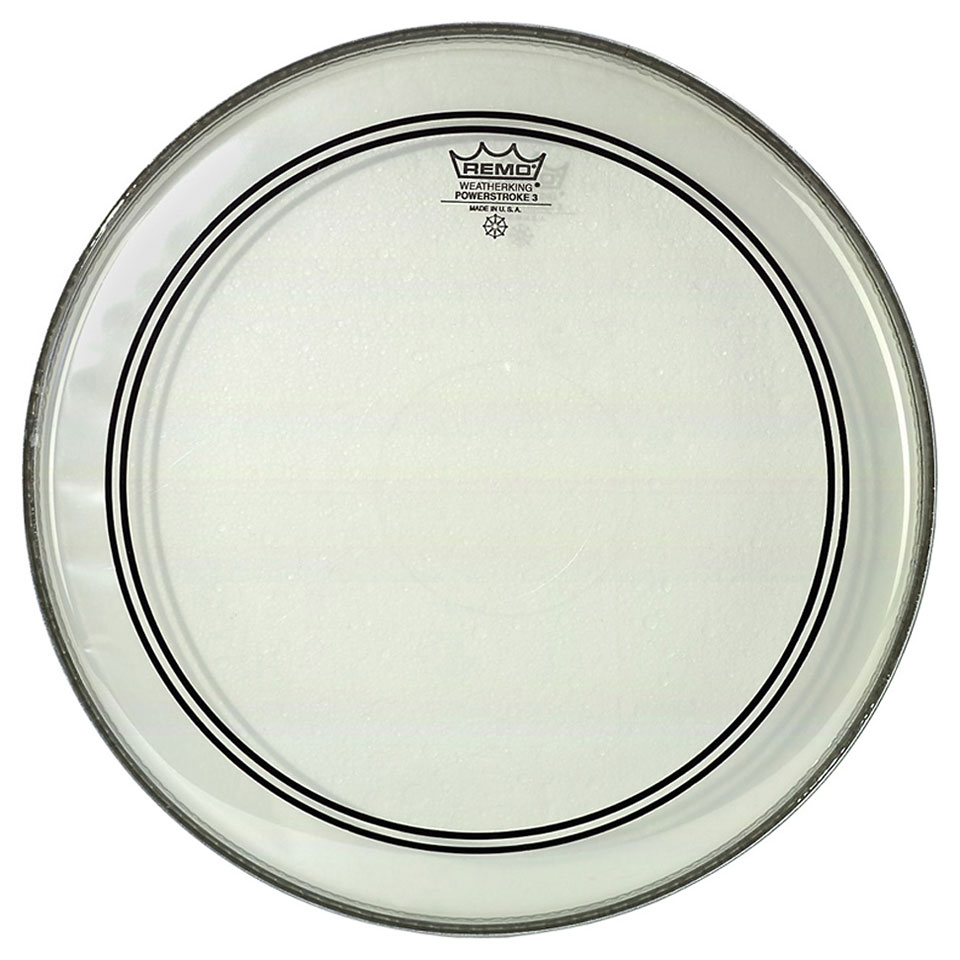 Remo Powerstroke 3 Clear P3-1324-C2 24" Bass Drum Head Bass-Drum-Fell Remo Powerstroke 3 Clear P3-1324-C2 24" Bass Drum Head Bass-Drum-Fell von Remo