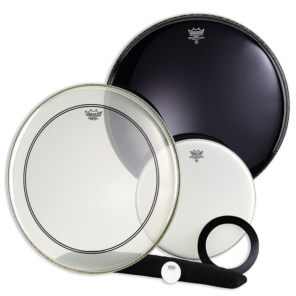 Remo Powerstroke 3 Clear PP-0340-P3 2 x 22"+ 14" Head Pack Remo Powerstroke 3 Clear PP-0340-P3 2 x 22"+ 14" Head Pack von Remo