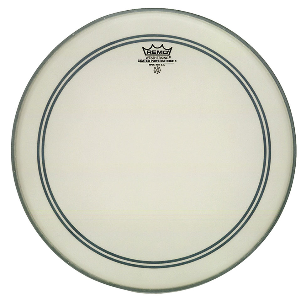 Remo Powerstroke 3 Coated P3-1124-C2 24" Bass Drum Head Bass-Drum-Fell Remo Powerstroke 3 Coated P3-1124-C2 24" Bass Drum Head Bass-Drum-Fell von Remo