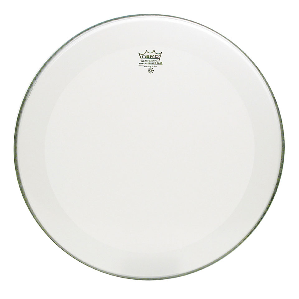 Remo Powerstroke 3 Smooth White P3-1218-C1 18" Bass Drum Head Remo Powerstroke 3 Smooth White P3-1218-C1 18" Bass Drum Head von Remo