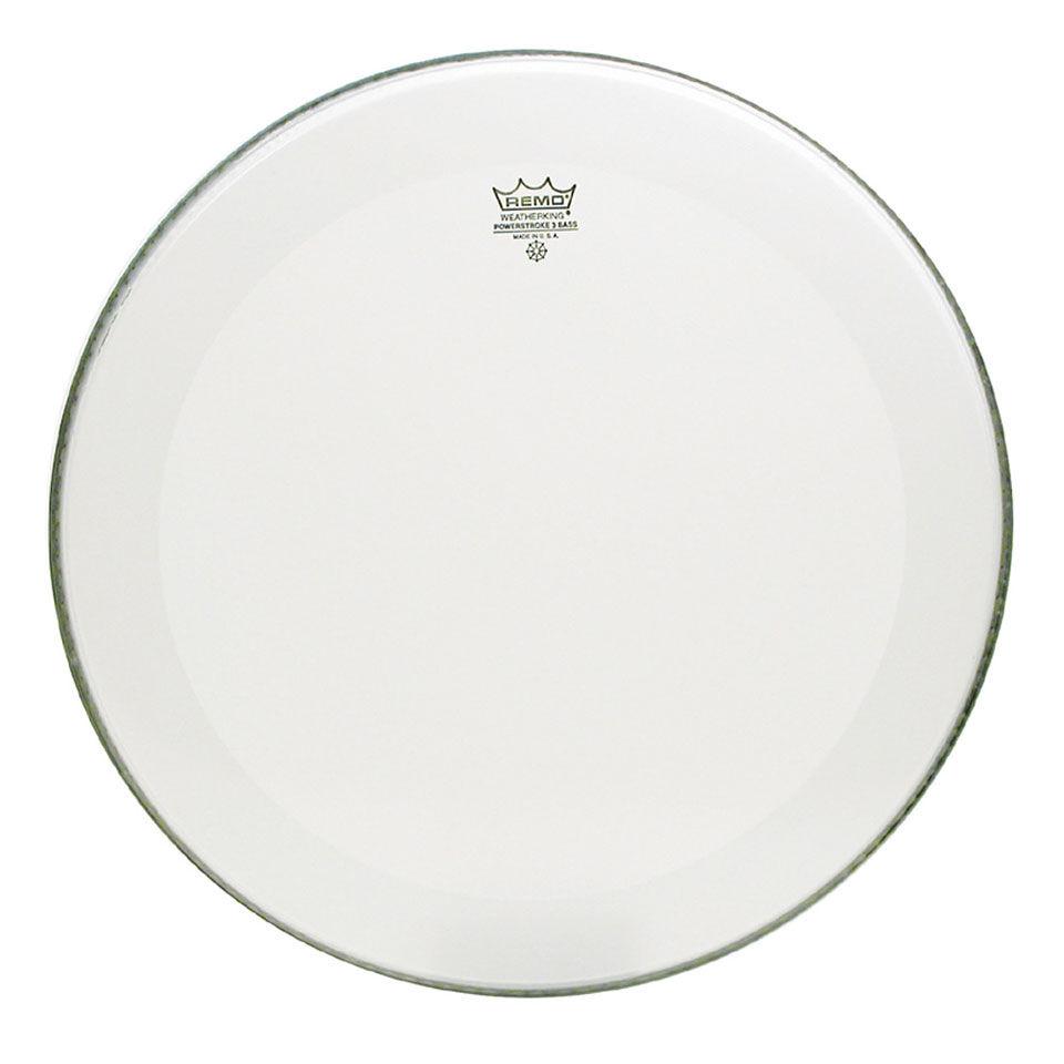 Remo Powerstroke 3 Smooth White P3-1220-C1 20" Bass Drum Head Remo Powerstroke 3 Smooth White P3-1220-C1 20" Bass Drum Head von Remo