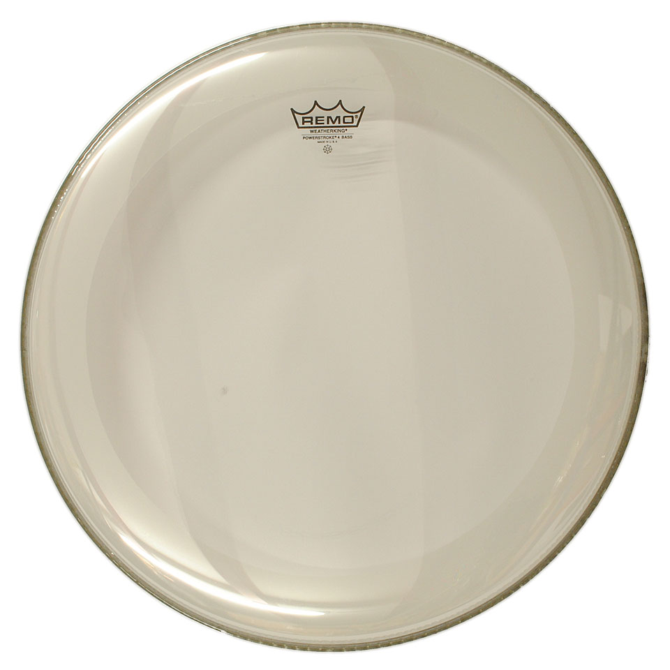 Remo Powerstroke 4 Clear P4-1324-C2 24" Bass Drum Head Bass-Drum-Fell Remo Powerstroke 4 Clear P4-1324-C2 24" Bass Drum Head Bass-Drum-Fell von Remo