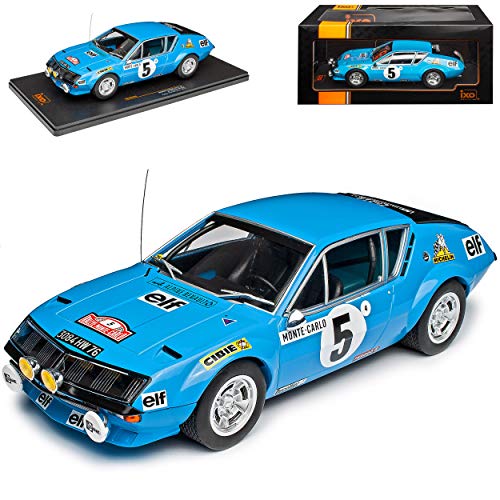 RENAULT Renautl Alpine A310 Rallye Monte Carlo Therier 1975 1/18 IXO Modell Auto mit individiuellem Wunschkennzeichen von Renault
