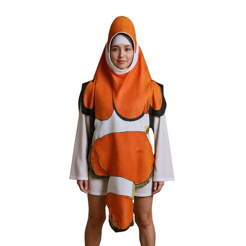 Renchey Fischkostüm,Cosplay Anzug - Ärmelloses Rollenspiel Outfit für Party Fest Feier Familienfest Theateraufführung Maskerade Bühnenshow Renchey Fischkostüm,Cosplay Anzug - Ärmelloses Rollenspiel Outfit für Party Fest Feier Familienfest Theateraufführung Maskerade Bühnenshow von Renchey