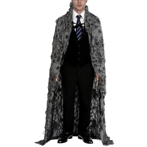 Renchey Kapuzenumhang, Halloween Cosplay Umhang Für Erwachsene, Atmungsaktives Verkleidungskostüm für Gruselhaus Frauen Männer Kinder Rollenspiel Theater Fotosessions Renchey Kapuzenumhang, Halloween Cosplay Umhang Für Erwachsene, Atmungsaktives Verkleidungskostüm für Gruselhaus Frauen Männer Kinder Rollenspiel Theater Fotosessions von Renchey
