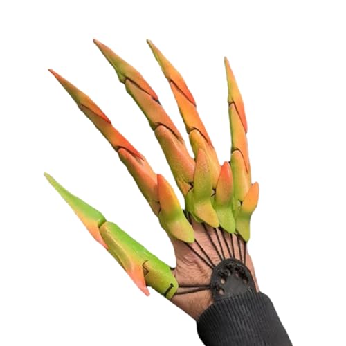 Renchey Lange Finger - 3D Gedrucktes Flexibles Fingerkostüm,Wiederverwendbare Krallen Deko Für Familienfeste Gruselhaus Dekoration Renchey Lange Finger - 3D Gedrucktes Flexibles Fingerkostüm,Wiederverwendbare Krallen Deko Für Familienfeste Gruselhaus Dekoration von Renchey
