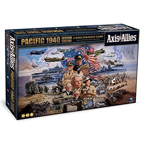 Renegade Game Studios Axis & Allies: 1940 Pacific Second Edition | Brettspiel, ab 12 Jahren, 2–5 Spieler, 360 Minuten Spieldauer von Renegade Game Studios