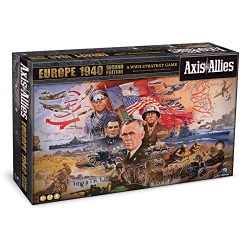 Renegade Game Studios Axis & Allies: 1940 Europe Second Edition -WWII War Miniatures Strategy Board Game, Renegade, Age 12+, 2-5 Players, 6Hr von Renegade Game Studios