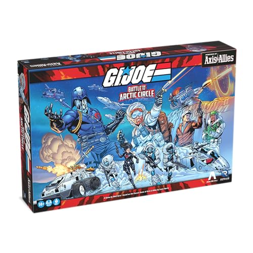 Renegade Game Studios G.I. Joe: Battle for The Arctic Circle – Axis & Allies Powered Strategy Board Game, 2-4 Players, Tactical Warfare with Over 100 Miniatures, Ages 14+ von Renegade Game Studios