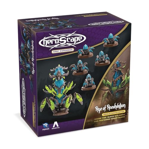 Renegade Game Studios | Heroscape: Rising Tide – Queen Maladrix & Festering Honor Guard Army Expansion | Premium Painted Edition Renegade Game Studios | Heroscape: Rising Tide – Queen Maladrix & Festering Honor Guard Army Expansion | Premium Painted Edition von Renegade Game Studios