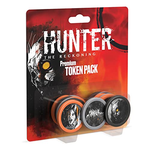 Renegade Game Studios Hunter: The Reckoning 5th Edition Rollenspiel: Premium Token Pack - 15 Spielsteine, Track Danger, Verzweiflung und Verzweiflung von Renegade Game Studios