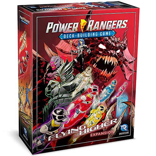 Renegade Game Studios Power Rangers Deck-Building Game: Flying Higher Expansion - Neue Formen zu Spielen und zu gewinnen, Neue spielbare Charaktere, über 14 Jahre, 1-4 Spieler, 30-70 Minuten Zeit von Renegade Game Studios