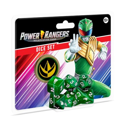 Renegade Game Studios Power Rangers RPG Würfel-Set, Grün von Renegade Game Studios