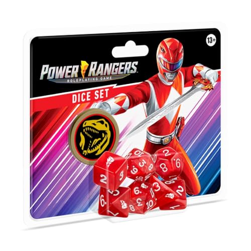 Renegade Game Studios Power Rangers RPG Würfel-Set, Rot von Renegade Game Studios