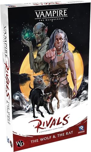 Renegade Game Studios Vampire: The Masquerade – Rivals The Wolf & The Rat Expansion | Adds Gangrel & Nosferatu Clans, Deck Customization, Requires Core Set, 2-4 Players, Ages 14+ von Renegade Game Studios