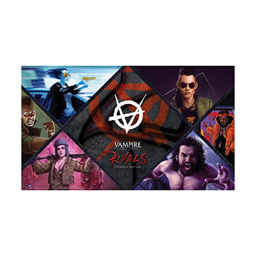 Renegade Game Studios Vampire: The Masquerade – Rivals Expandable Card Game | Brujah Clan Playmat | Deck Construction | World of Darkness English von Renegade Game Studios