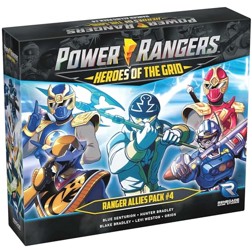 Renegade Game Studios: Power Rangers: Heroes of The Grid: Allies Pack #4 - Erweiterung, 5 Neue Helden! - Rollenspiel-Miniaturen-Spiel, ab 14 Jahren, 2-5 Spieler von Renegade Game Studios