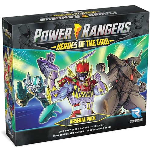 Renegade Game Studios: Power Rangers: Heroes of The Grid: Arsenal Pack - Erweiterung, Kartenart, Deckbau Rollenspiel von Renegade Game Studios