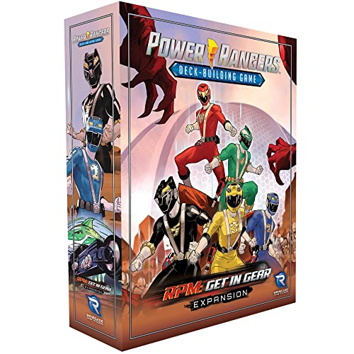 Renegade Games Studio Power Rangers Deck-Building Game RPM: Get in Gear Expansion - Ages 14+, 2-4 Players, 30-70 Min von Renegade Game Studios