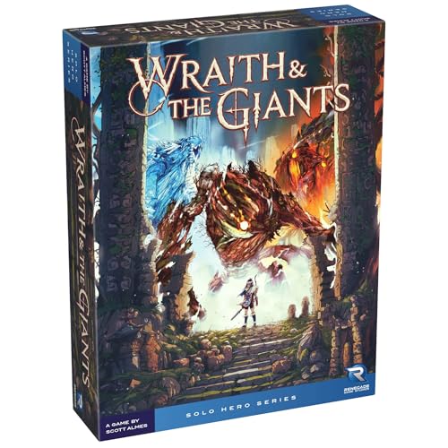 Renegade Games: Wraith & The Giants - Ein Solo-Helden-Spiel - Ein Solitär-Spiel epischer Schlachten mit Elementar-Riesen, 1 Spieler, 14+, 30-45 Min von Renegade Game Studios