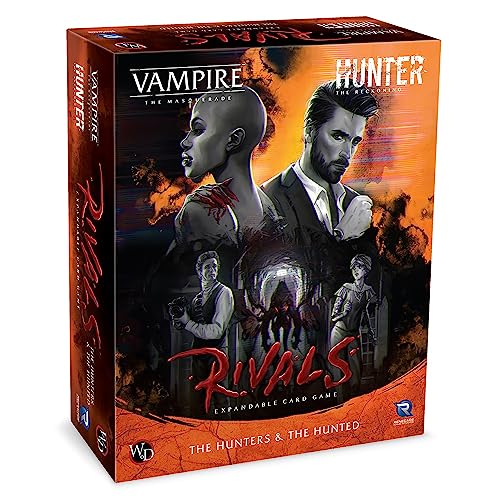 Vampir: The Masquerade Rivals The Hunters & The Hunted: Core Set - Alles Notwendige zum Spielen, RPG-basiertes Kartenspiel, ab 14 Jahren, für 2 bis 4 Spieler von Renegade Game Studios