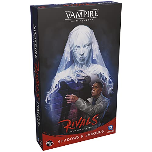 Renegade Game Studios Vampire: The Masquerade – Rivals Shadows & Shrouds Expansion | Adds Lasombra & Hecata Clans, Deck Customization, Requires Core Set, 2-4 Players, Ages 14+ von Renegade Game Studios