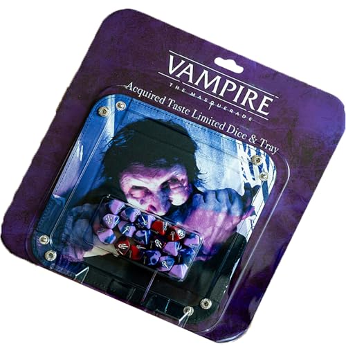 Renegade Game Studios Vampire: The Masquerade RPG: Acquired Taste Dice & Tray Accessory Pack | Spielzubehör | ab 18 Jahren von Renegade Game Studios