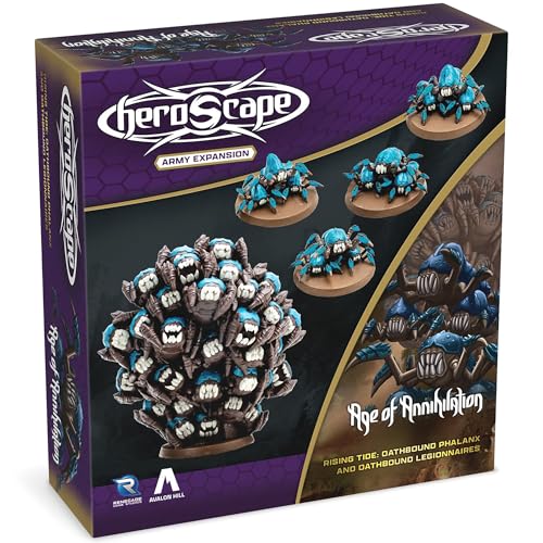 Renegade Games: Heroscape: Rising Tide – Oathbound Phalanx & Oathbound Legionnaires Army Expansion – 5 zusammengebaute unlackierte Miniaturen & 2 Armeekarten, Erweiterungsinhalt, Kernspiel zum Spielen Renegade Games: Heroscape: Rising Tide – Oathbound Phalanx & Oathbound Legionnaires Army Expansion – 5 zusammengebaute unlackierte Miniaturen & 2 Armeekarten, Erweiterungsinhalt, Kernspiel zum Spielen von Renegade Games
