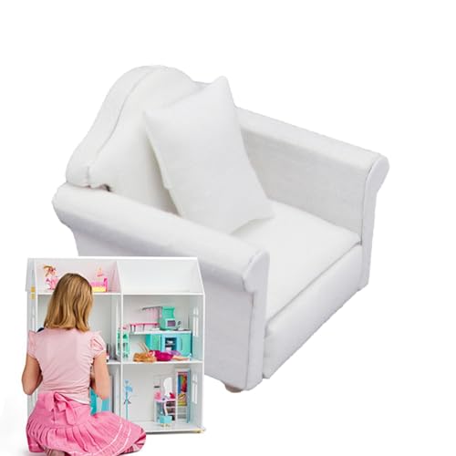 Puppenhaus Sofa, 1:12 Puppenhaus Miniatur Möbel Modell Tuch Couch Sessel Sofa Mit Kissen, Puppenhaus Couch, Puppenhaus Miniatursofa Möbel Zubehör,min-i Möbel Sofa Set Mit Rückenkissen Mädchen Geschenk Puppenhaus Sofa, 1:12 Puppenhaus Miniatur Möbel Modell Tuch Couch Sessel Sofa Mit Kissen, Puppenhaus Couch, Puppenhaus Miniatursofa Möbel Zubehör,min-i Möbel Sofa Set Mit Rückenkissen Mädchen Geschenk von Renopfect