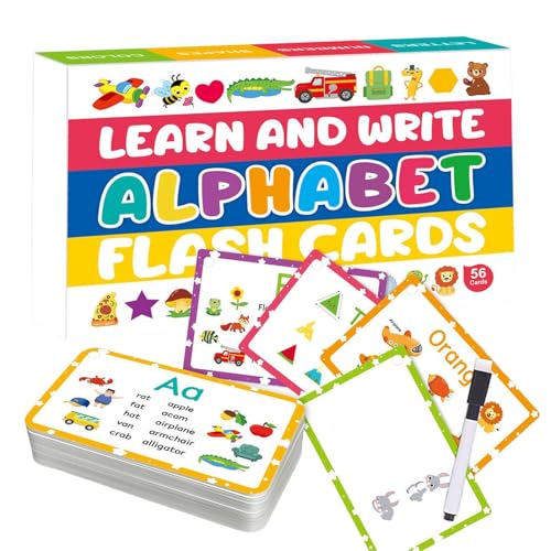 Renopfect Alphabet Karteikarte | Sinnesanregende Kinder Lernkarten,Frühkindliches Lernspielzeug Für Unterwegs Kindergarten Zuhause Renopfect Alphabet Karteikarte | Sinnesanregende Kinder Lernkarten,Frühkindliches Lernspielzeug Für Unterwegs Kindergarten Zuhause von Renopfect