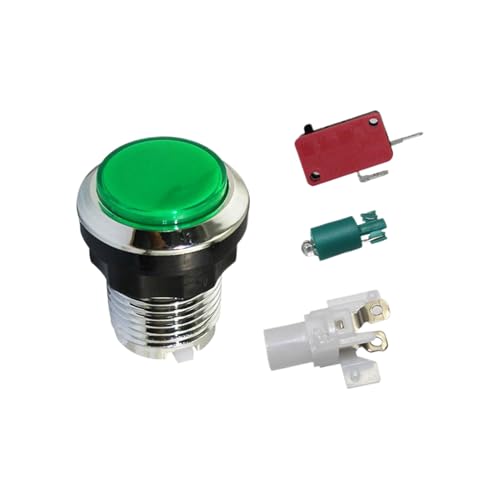 Renopfect Arcade Game Console -Taste, Arcade LED Illuminierte Druckknopf,Arcade -Maschine Druckknopf mit Licht | Helles visuelle Spielkonsolenversorgungen für Schlafzimmer, Wohnzimmer und Internetcafé Renopfect Arcade Game Console -Taste, Arcade LED Illuminierte Druckknopf,Arcade -Maschine Druckknopf mit Licht | Helles visuelle Spielkonsolenversorgungen für Schlafzimmer, Wohnzimmer und Internetcafé von Renopfect