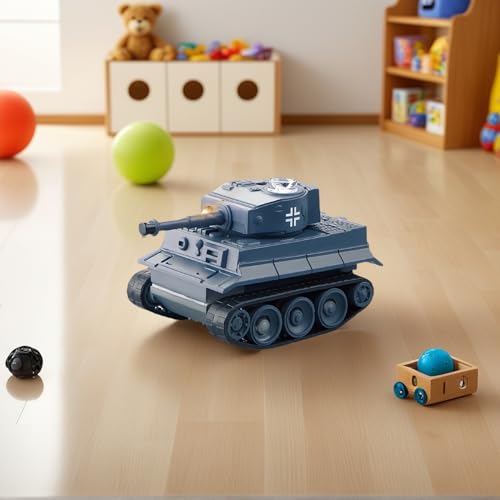 Renopfect Fernsteuerbarer Panzer Für Kinder | Lehrreiches Kampfpanzer-Spielzeug | Interaktives Mini Fahrzeug für Mint-Lernen Kinder Indoor Spielzimmer Renopfect Fernsteuerbarer Panzer Für Kinder | Lehrreiches Kampfpanzer-Spielzeug | Interaktives Mini Fahrzeug für Mint-Lernen Kinder Indoor Spielzimmer von Renopfect