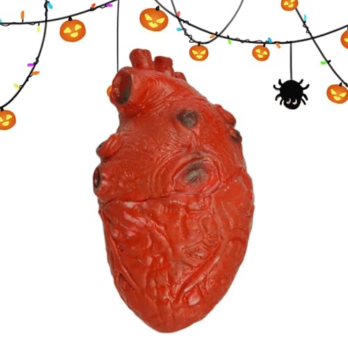 Renopfect Gefälschte Herz-Requisiten, Blutiges Herz - Gruselige Halloween-Requisiten mit schlagendem Herzen,Künstliches Herz, Spukhaus-Dekorationen, Requisiten für Spukhaus, -Dekoration, Renopfect Gefälschte Herz-Requisiten, Blutiges Herz - Gruselige Halloween-Requisiten mit schlagendem Herzen,Künstliches Herz, Spukhaus-Dekorationen, Requisiten für Spukhaus, -Dekoration, von Renopfect