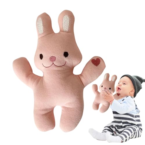 Renopfect Hase Stofftier | Kuscheliges Häschen Plüschtier,20cm Dekoratives Kuscheltier Für Babyzimmer Mädchen Schlafzimmer Deko von Renopfect
