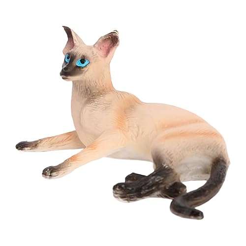 Renopfect Miniaturkatzen Figuren,Realistische Kätzchen-Dekofiguren | Sammelbare Wohnaccessoires, Deko Katzenfigur Für Vitrine Wohnzimmer Ausstellung von Renopfect