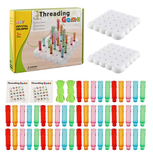 Renopfect Motorikspielzeug Für Kleinkinder - Stapel Brettspiel | Steckpuzzle Mit Stiften Für Zweispieler Vorschullernen Sensorik Förderung Problemlösung Reisespiel Renopfect Motorikspielzeug Für Kleinkinder - Stapel Brettspiel | Steckpuzzle Mit Stiften Für Zweispieler Vorschullernen Sensorik Förderung Problemlösung Reisespiel von Renopfect