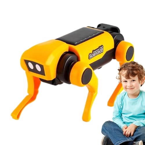 Renopfect Roboterhund Bauen für Kinder, Roboterhund-Bausatz - Solarroboter-Spielzeug-Wissenschaftsexperimentset,Intelligentes Roboter-Hundespielzeug, solarbetriebenes Robotik-Kit für Programmierer, von Renopfect