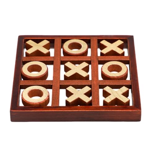 Renopfect -Spiel | XO Schach Brettspiel Nullen Kreuze Spiel - Noughts and Crosses Table Family-Games Couchtischdekoration zum Spielen in der Box-Strategie für Kinder und Erwachsene von Renopfect
