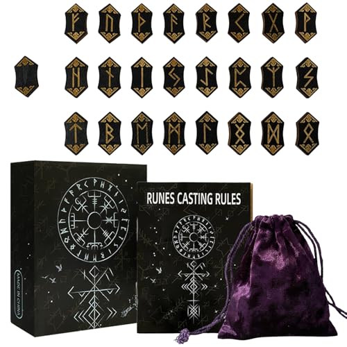 Holz Runen Set | Holz Runen Mit Anleitungsbuch | Geschnitztes Meditationshilfe Mit Aufbewahrungsbeutel Für Zu Hause Schule Reise Geschenk Holz Runen Set | Holz Runen Mit Anleitungsbuch | Geschnitztes Meditationshilfe Mit Aufbewahrungsbeutel Für Zu Hause Schule Reise Geschenk von Renywosi