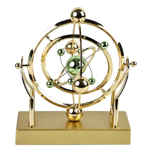 Perpetual Motion Machine, Orbital Swing Ball Ornament – Newton Swing Ball Ornament für Wohnzimmer, Wissenschaft Heimdekoration von Renywosi