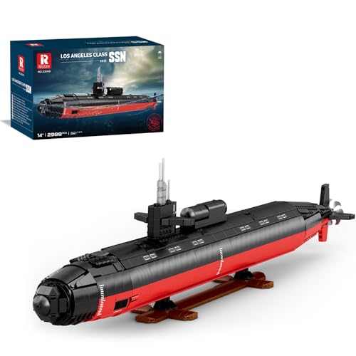 Reobrix 33049 Los Angeles-Klasse SSN U-Boote Bausteine Bricks, 2988 PCS Klemmbausteine Schiff Modell Bausätze, 1:125 Militär Battleship Bausteine Set, Spielzeug Geschenke für Teens 14+ Reobrix 33049 Los Angeles-Klasse SSN U-Boote Bausteine Bricks, 2988 PCS Klemmbausteine Schiff Modell Bausätze, 1:125 Militär Battleship Bausteine Set, Spielzeug Geschenke für Teens 14+ von Reobrix