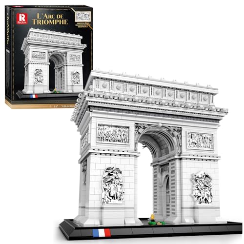 Reobrix 66024 Paris Arc de Triomphe Baukasten Set, 3718 Teile Frankreich Berühmtes Wahrzeichen Klemmbausteine, Architektonische Modellbausätze für Erwachsene, Geschenkideen für Sammler Reobrix 66024 Paris Arc de Triomphe Baukasten Set, 3718 Teile Frankreich Berühmtes Wahrzeichen Klemmbausteine, Architektonische Modellbausätze für Erwachsene, Geschenkideen für Sammler von Reobrix